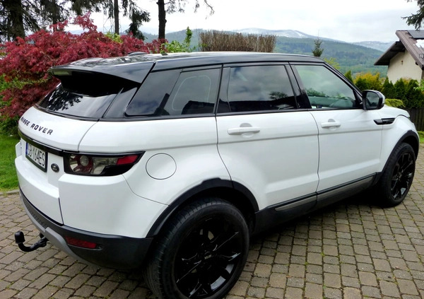 Land Rover Range Rover Evoque cena 59900 przebieg: 273000, rok produkcji 2012 z Ząbkowice Śląskie małe 631